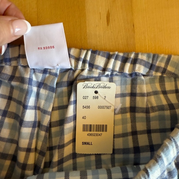 NWT* Brooks Brothers Ladies Flannel Pajama Lounge Pants Small New W/ Tag - Picture 4 of 7